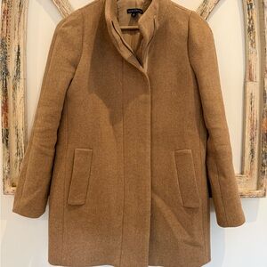 J Crew Mercantile Women's Tan Stadium Coat